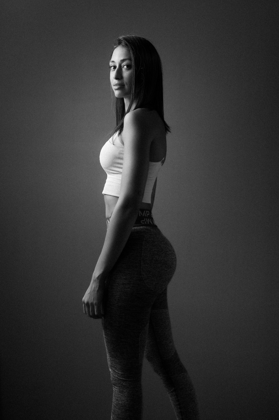 Leticia — black and white editorial portrait